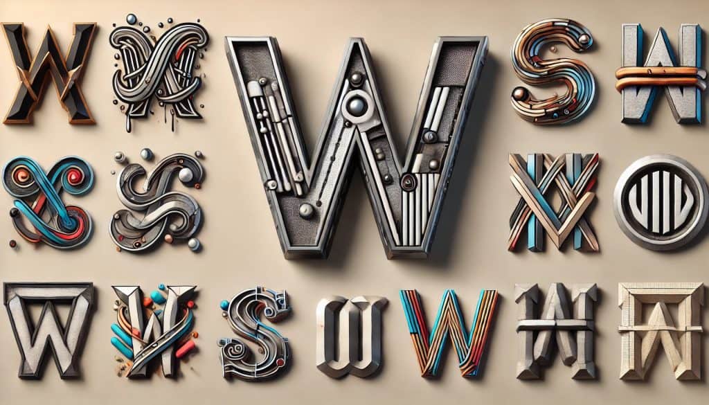 spanish words that start with w, big w in center